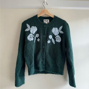 Rouje “Armande” Mohair Cardigan Sweater Size 38 NWT